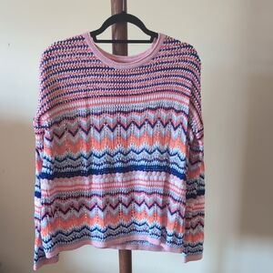 Lilly Pulitzer Vibrant Multicolor Knit Sweater